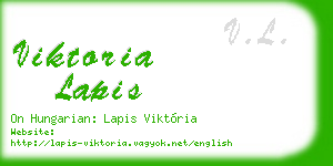 viktoria lapis business card
